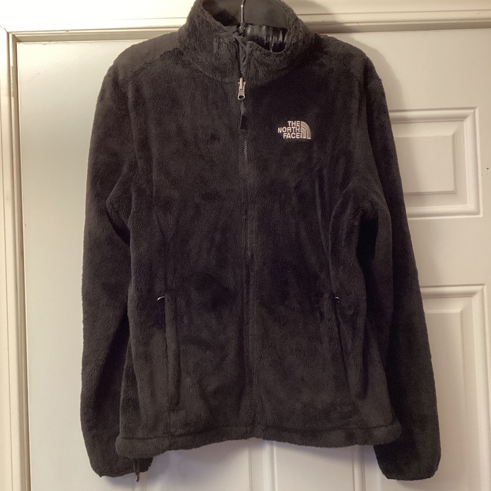 The North Face Women's Black Full Zip Fleece Jacket Coat